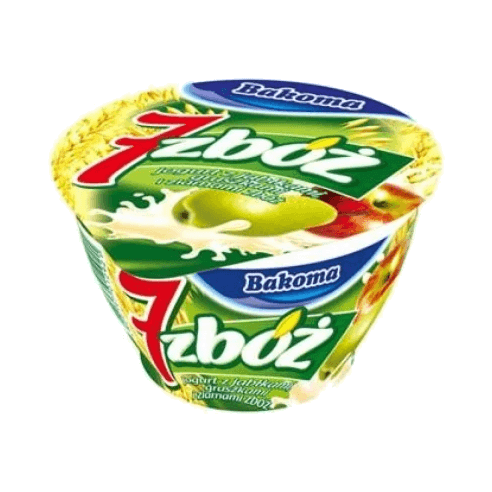 BAKOMA JOGURT 7 ZBÓŻ JAB-GRUSZ. 140G