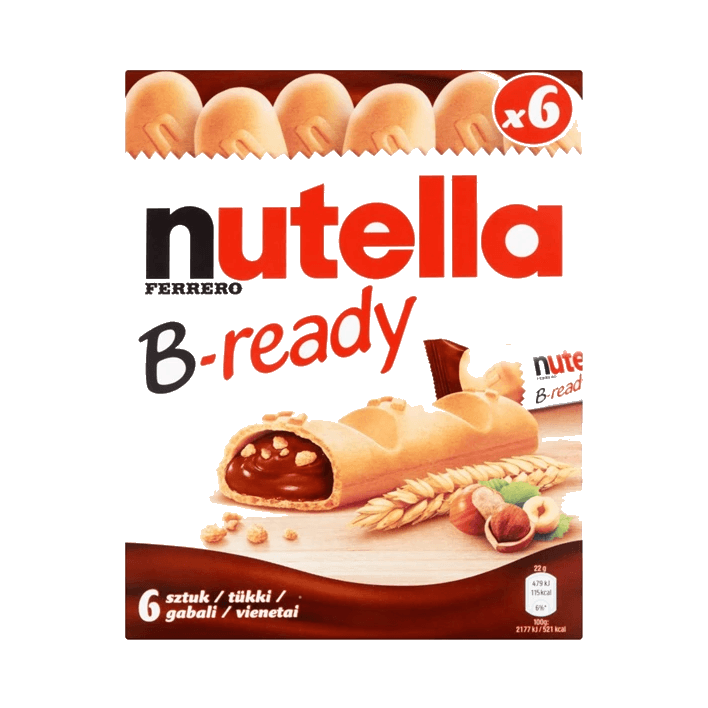 NUTELLA WAFELEK B-READY 6*22G