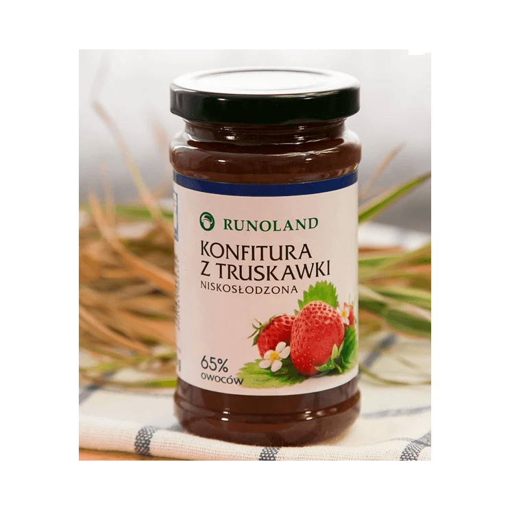 RUNOLAND KONFITURA Z TRUSKAWKI 250G