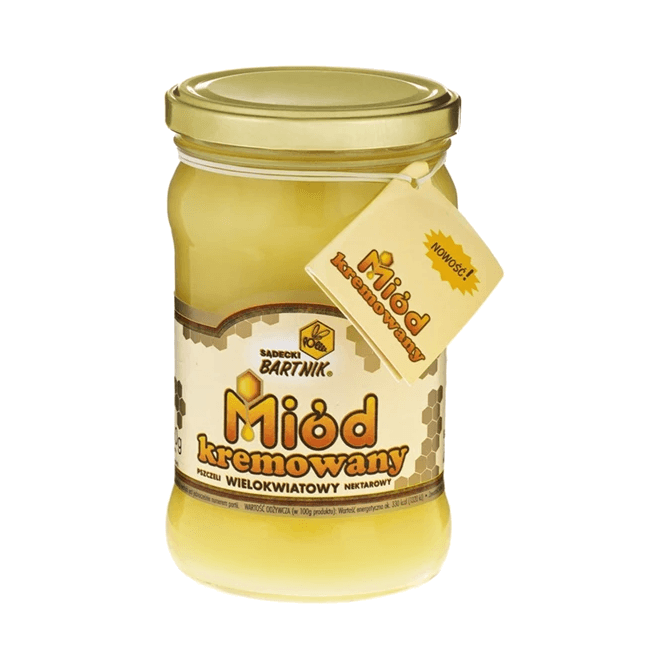 BARTNIK MIÓD WIELOKWIATOWY KREM.400G