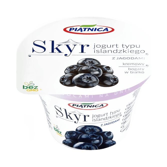 PIĄTNICA JOGURT SKYR Z JAGODAMI 150G