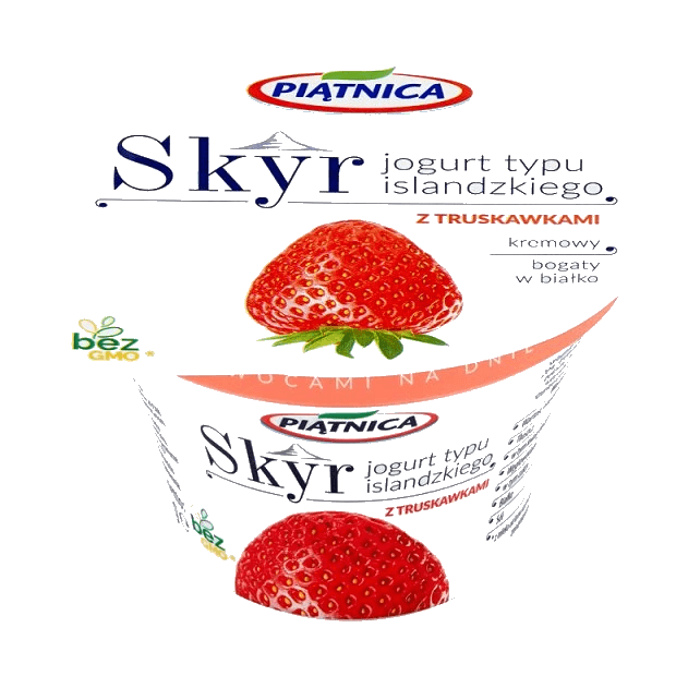 PIĄTNICA JOGURT SKYR Z TRUSKAWKAMI 1