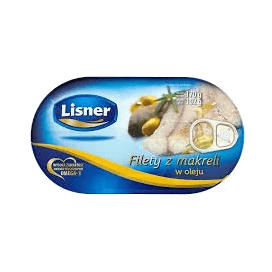 LISNER FILET Z MAKRELI W OLEJU 170G
