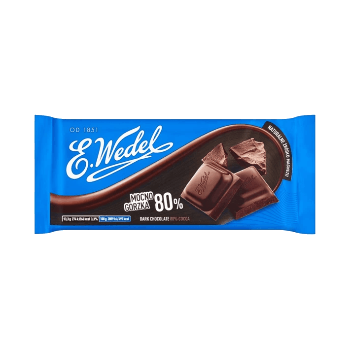 WEDEL CZEKOLADA MOCNO GORZKA 80G