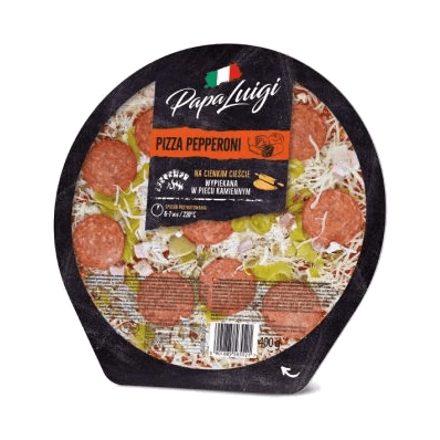 VIRTU PAPA LUIGI PIZZA PEPPERONI 400
