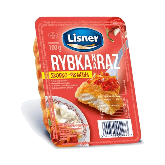 LISNER RYBKA NA RAZ SŁODKO-PIKANTNA