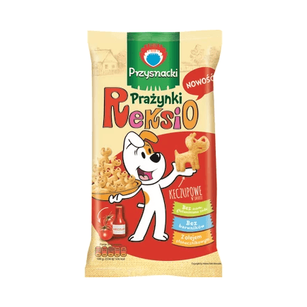 PRZYSNACKI PRAŻYNKI.REKSIO KECZUP 90