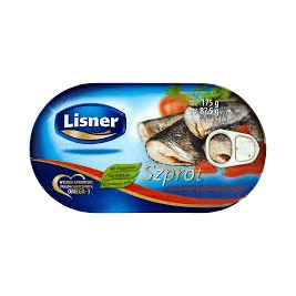 LISNER SZPROT W POMIDORACH 175G