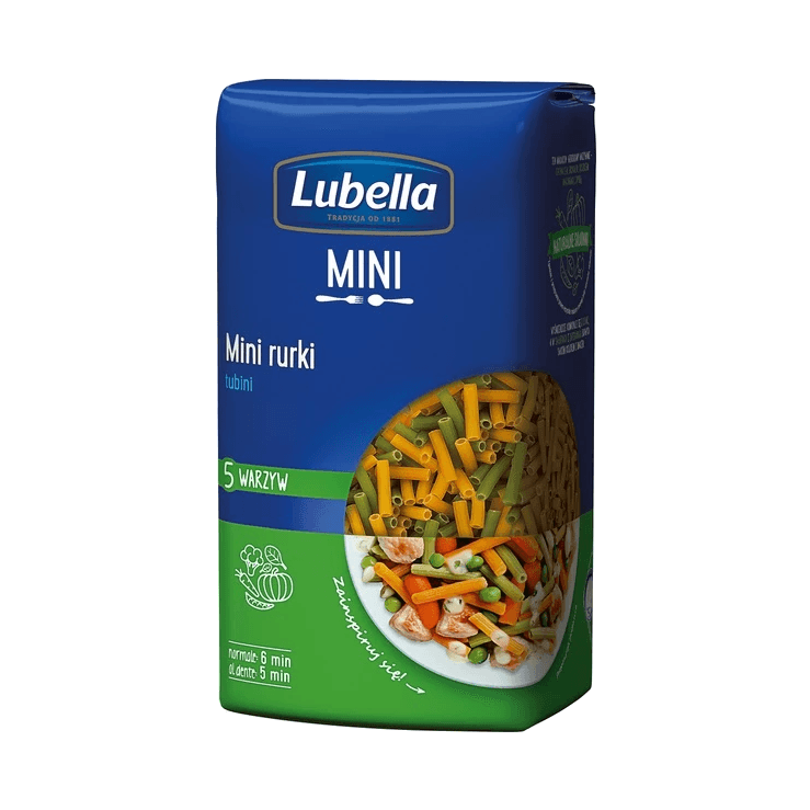 LUBELLA MAK.MINI RURKI Z WARZYW.400G