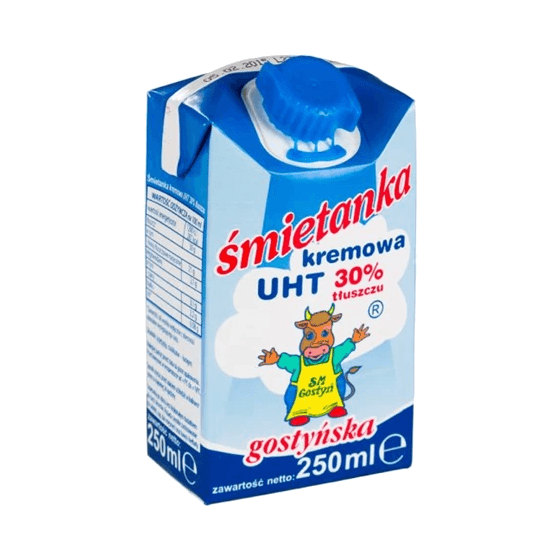 GOSTYŃ ŚMIETANKA UHT 30% 250 ML