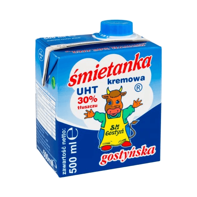 GOSTYŃ ŚMIETANKA UHT 30% 500 ML