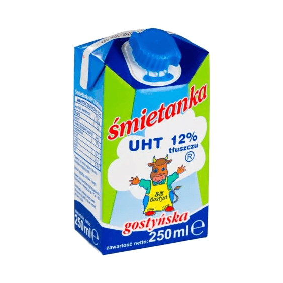 GOSTYŃ ŚMIETANKA UHT 12% 250ML