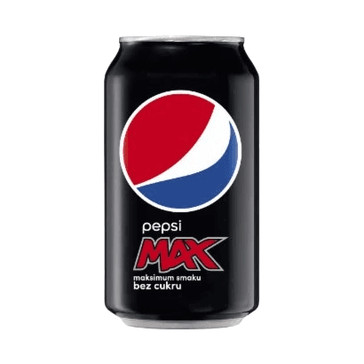 PEPSI MAX BEZ KALORII PUSZKA 330ML