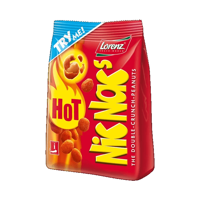 ORZESZKI W PANIER.NIC NAC'S HOT 110G