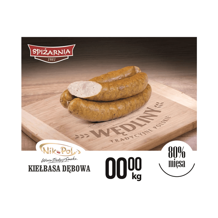 NIK-POL KIEŁBASA DĘBOWA OK. 0,7KG