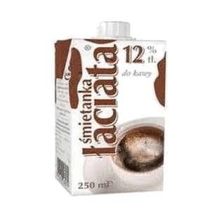 MLEKPOL ŁACIATA ŚMIETANKA 12% 250ML