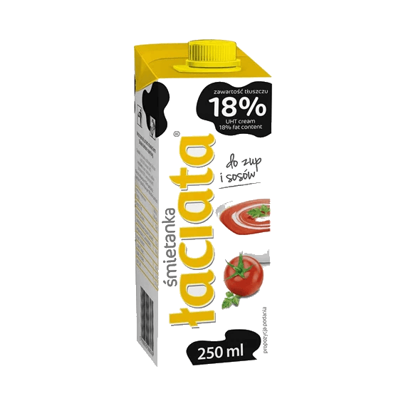MLEKPOL ŁACIATA ŚMIETANKA 18% 250ML