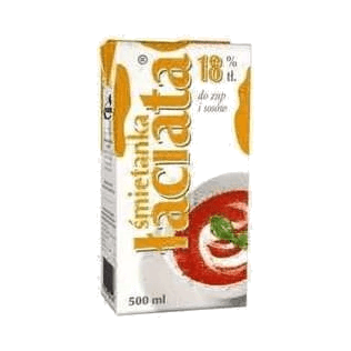 MLEKPOL ŁACIATA ŚMIETANKA 18% 500ML