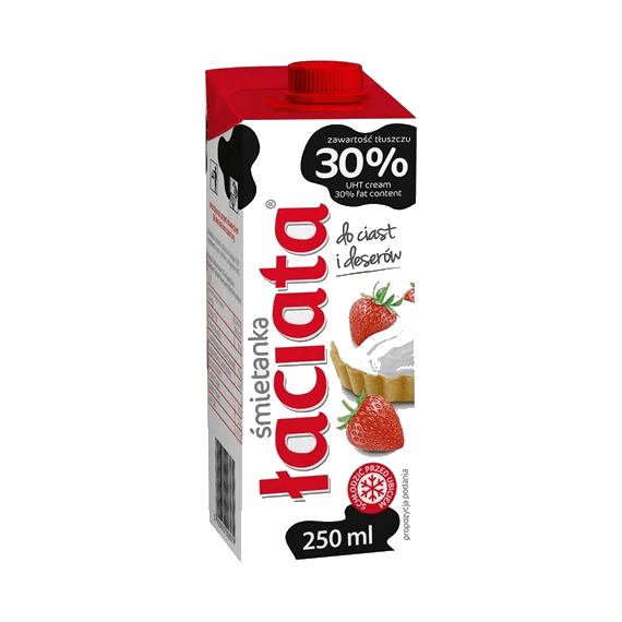 MLEKPOL ŁACIATA ŚMIETANKA 30% 250ML