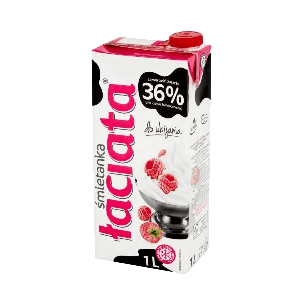 MLEKPOL ŁACIATA ŚMIETANKA 36% 1L