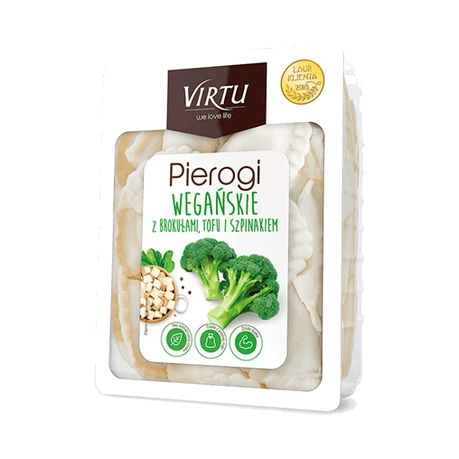 VIRTU PIEROGI WEGAŃSKIE Z BROKUŁAMI,