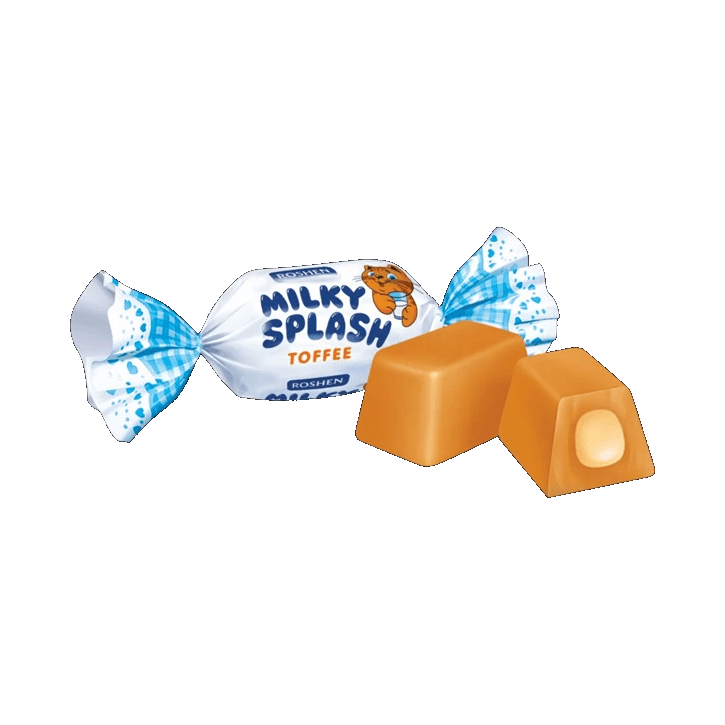 ROSHEN MILKY SPLASH TOFFI 1KG
