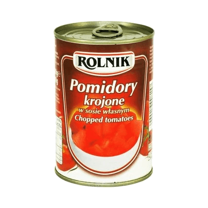 ROLNIK POMIDORY KROJONE PUSZKA 400G