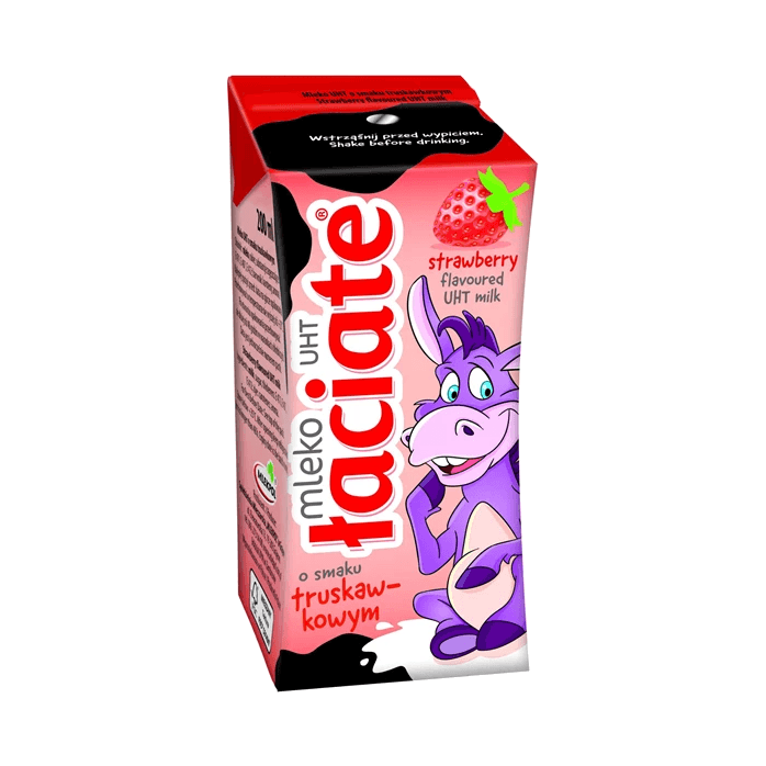 MLEKPOL ŁACIATE MLEKO TRUSKAWKOWE 20
