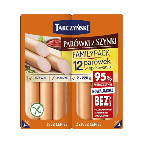 TARCZYŃSKI PARÓWKI Z SZYNKI FAMILY P