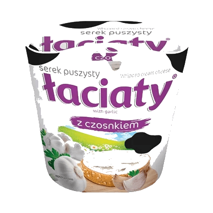 MLEKPOL ŁAC.SEREK PUSZ.Z CZOSNK.150G