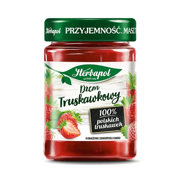 HERBAPOL DŻEM TRUSKAWKA 280G
