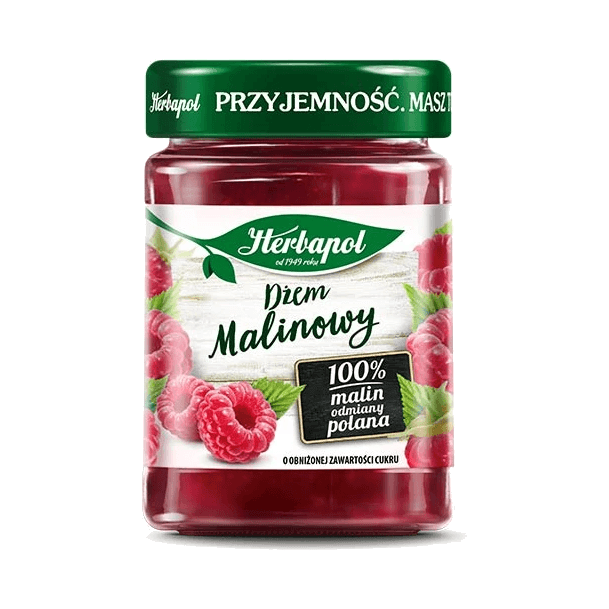 HERBAPOL DŻEM MALINA POLKA 280G