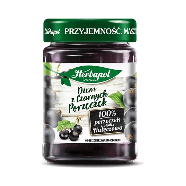 HERBAPOL DŻEM CZARNA PORZECZKA 280G