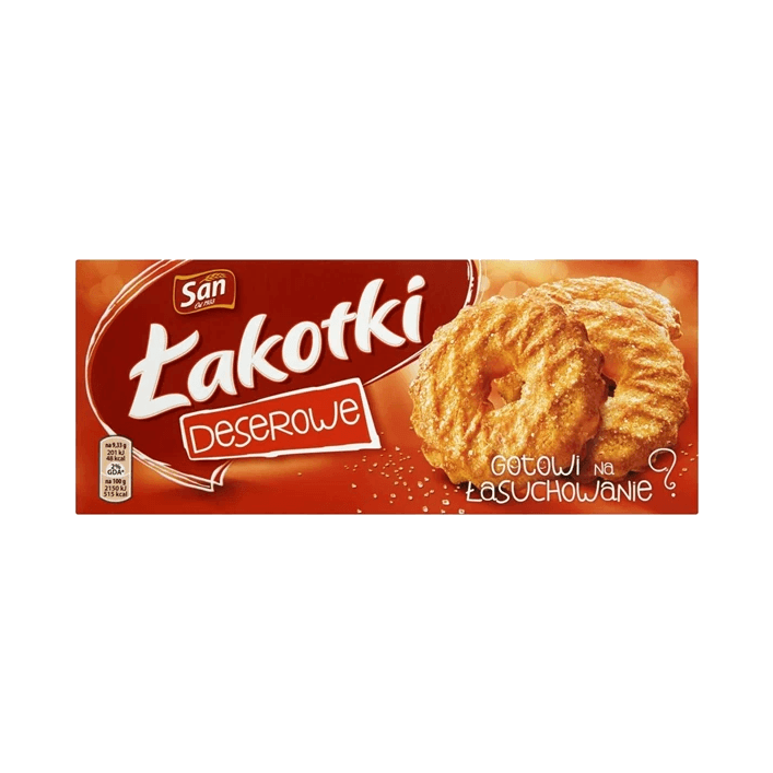 SAN ŁAKOTKI CIASTKA DESEROWE 168G/12