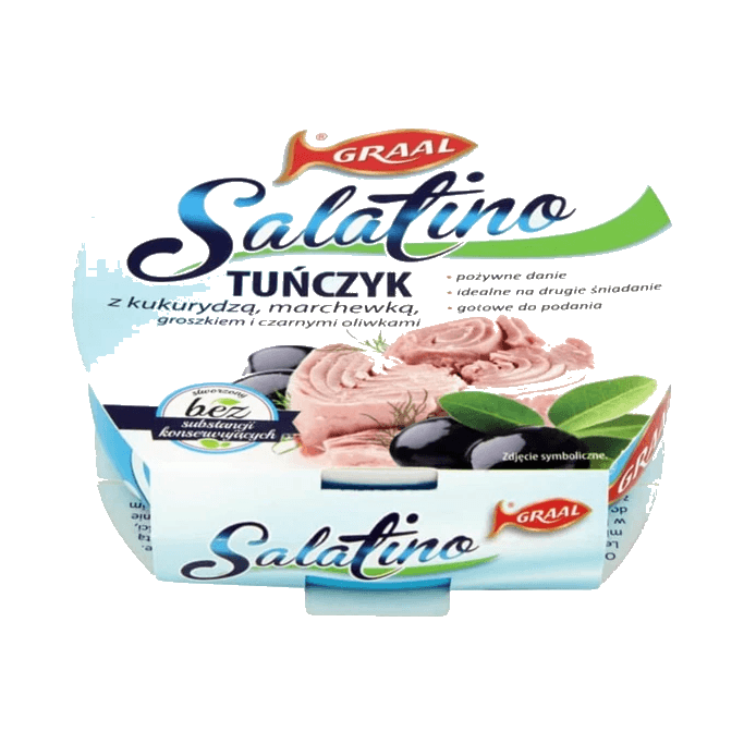 GRAAL SALATINO TUŃCZYK Z CZARNYMI OL