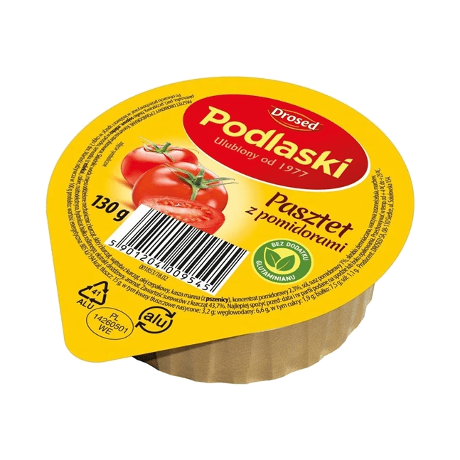 DROSED PASZTET PODL.Z POMIDORAMI 130