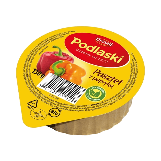 DROSED PASZTET PODL.Z PAPRYKĄ 130G