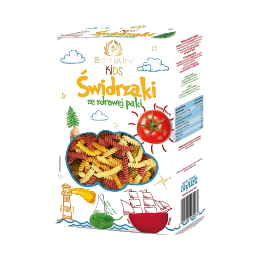 BARTOLINI KIDS MAKARON ŚWIDRZAK 250G