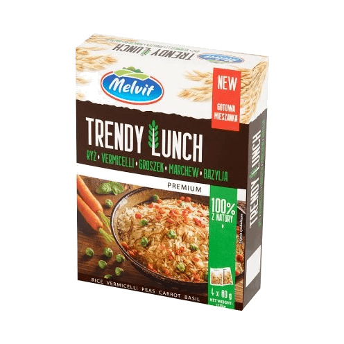MELVIT TRENDY LUNCH RYŻ GROCH MARCHE