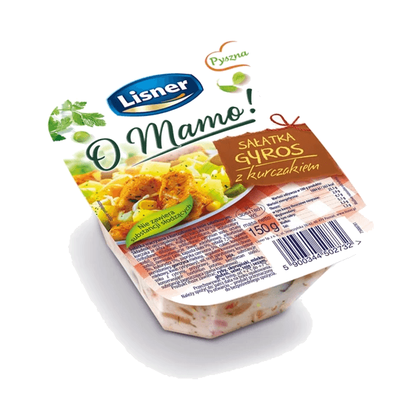 LISNER SAŁATKA GYROS Z KURCZAK 140G