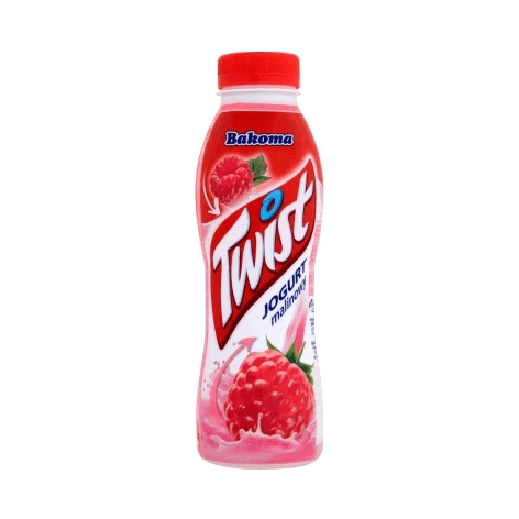 BAKOMA TWIST JOGURT MALINA 370G