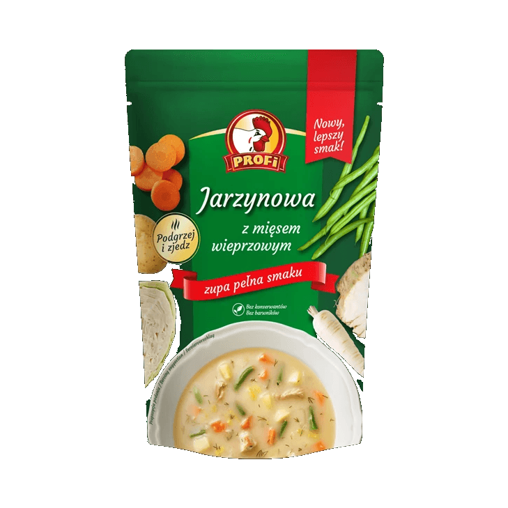 PROFI ZUPA JARZYNOWA Z MIĘSEM 450G