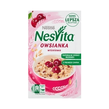 NESVITA PŁATKI OWSIANE WIŚNIA 45G