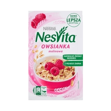 NESVITA PŁATKI OWSIANE MALINA 45G