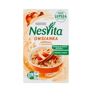 NESVITA PŁATKI OWSIANE JABŁKO 46G