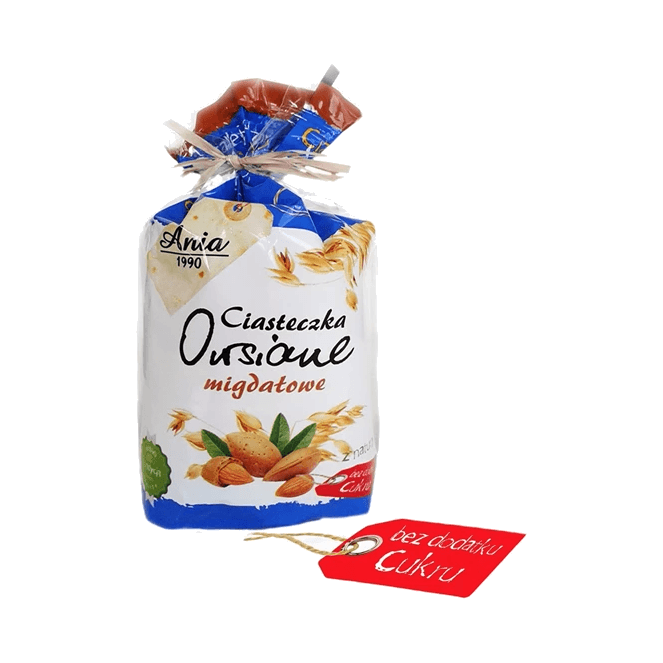 ANIA BIS CIASTECZKA OWSIANE MIGDAŁOW