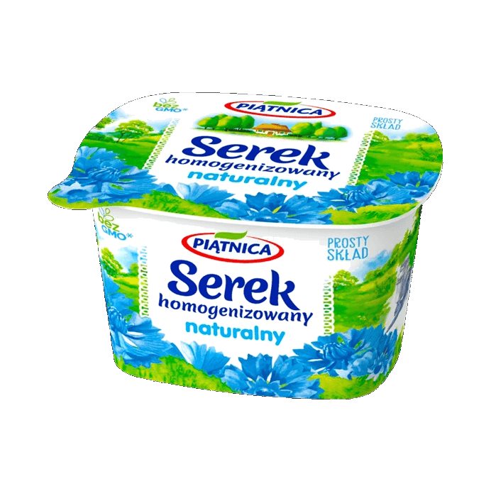 PIĄTNICA SEREK HOMOGENIZOWANY NATURA