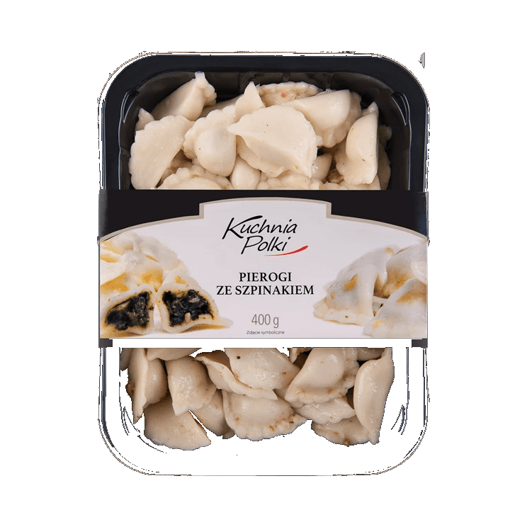 KUCHNIA POLKI PIEROGI ZE SZPINAK 400