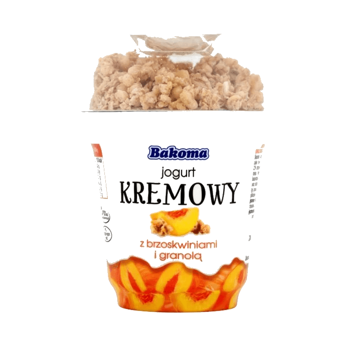 BAK.JOG.KREMOWY Z BRZOSKWINIAM I GRA