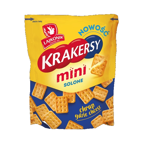 LAJKONIK MINI KRAKERSY SOLONE 100G